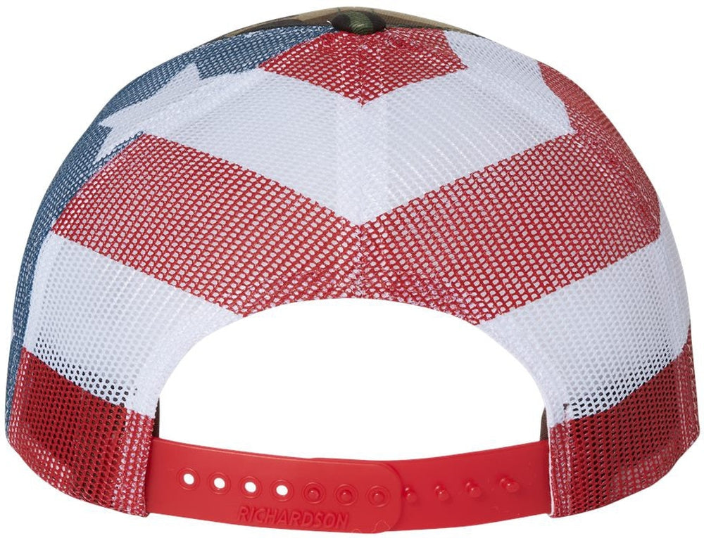 no-logo Richardson Printed MeshBack Trucker Cap-Caps-Richardson-Thread Logic 