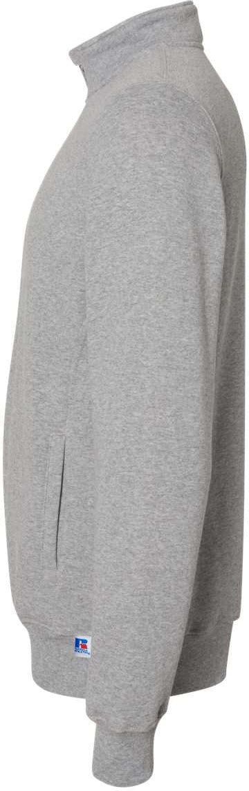 no-logo Russell Athletic Dri Power® Quarter-Zip Cadet Collar Sweatshirt-Fleece-Russell Athletic-Thread Logic