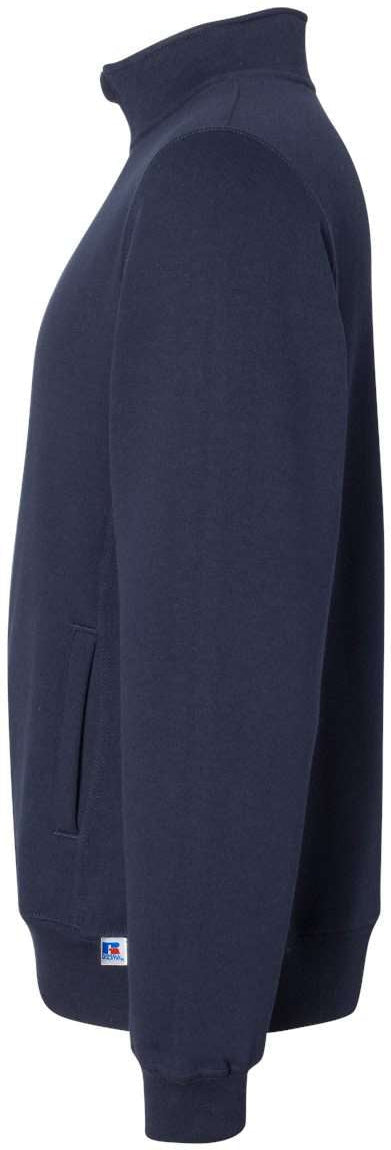 no-logo Russell Athletic Dri Power® Quarter-Zip Cadet Collar Sweatshirt-Fleece-Russell Athletic-Thread Logic