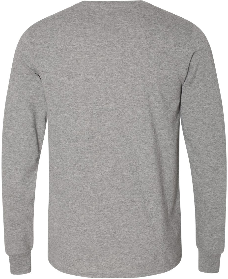 no-logo Russell Athletic Essential 60/40 Performance Long Sleeve T-Shirt-T-Shirts - Long Sleeve-Russell Athletic-Thread Logic