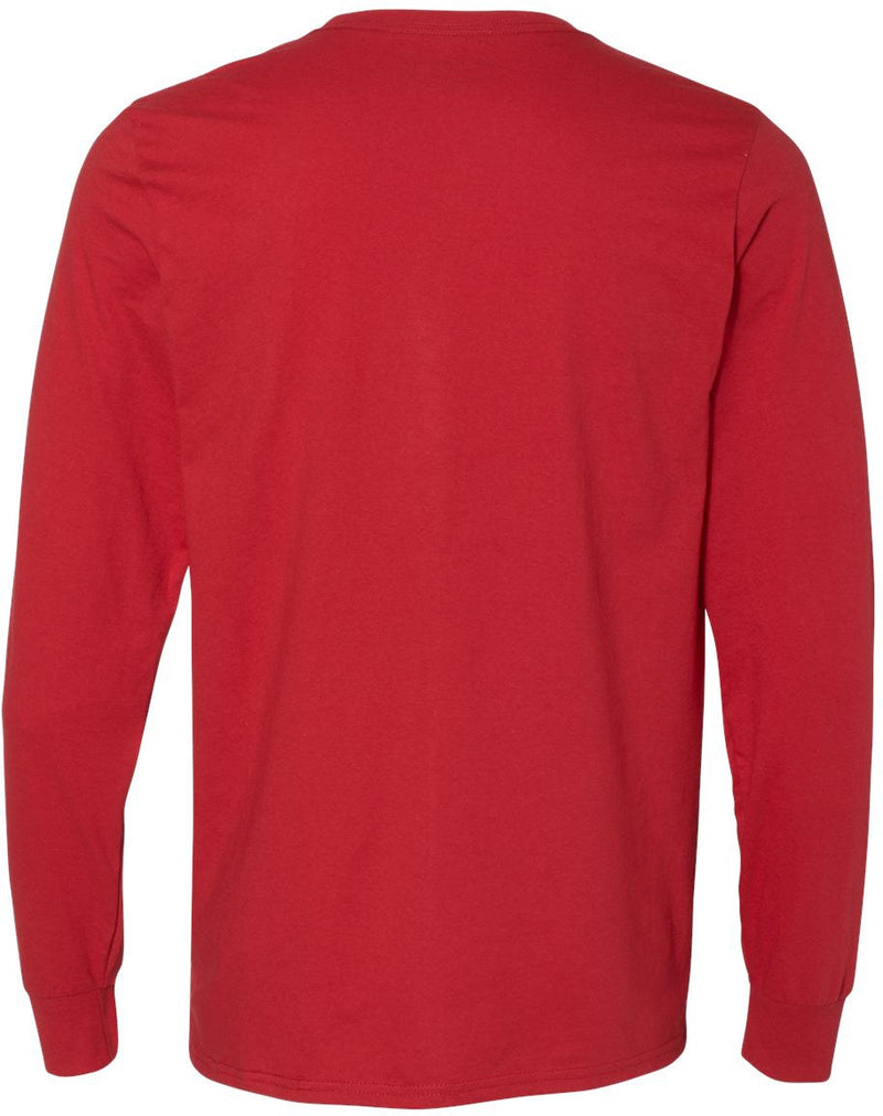 no-logo Russell Athletic Essential 60/40 Performance Long Sleeve T-Shirt-T-Shirts - Long Sleeve-Russell Athletic-Thread Logic