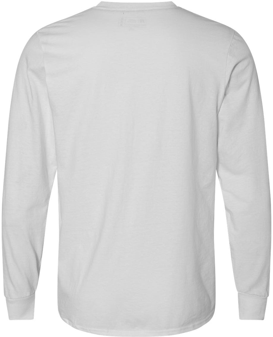 no-logo Russell Athletic Essential 60/40 Performance Long Sleeve T-Shirt-T-Shirts - Long Sleeve-Russell Athletic-Thread Logic