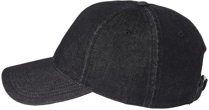 no-logo Russell Athletic Snow Wash Denim Dad Hat-Headwear-Russell Athletic-Thread Logic 