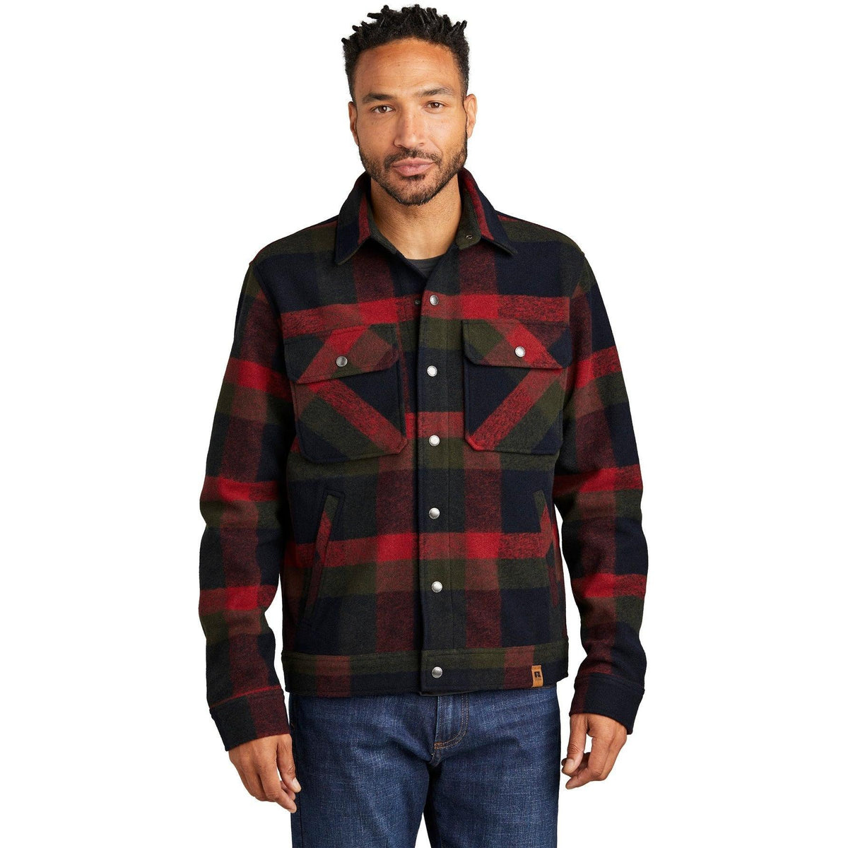 no-logo Russell Outdoors Basin Jacket-New-Russell Outdoors-Red Plaid-S-Thread Logic