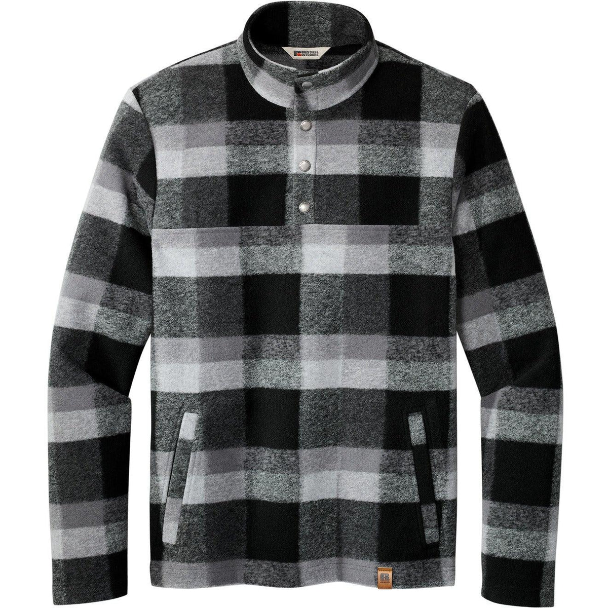 logo-left Russell Outdoors Basin Snap Pullover