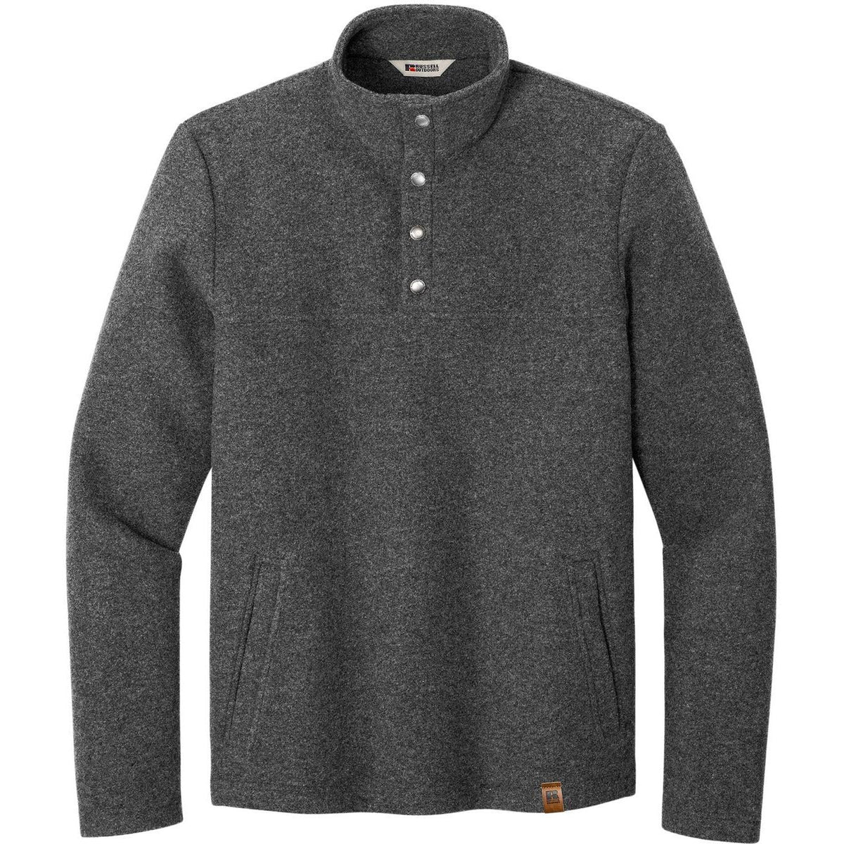 logo-left Russell Outdoors Basin Snap Pullover