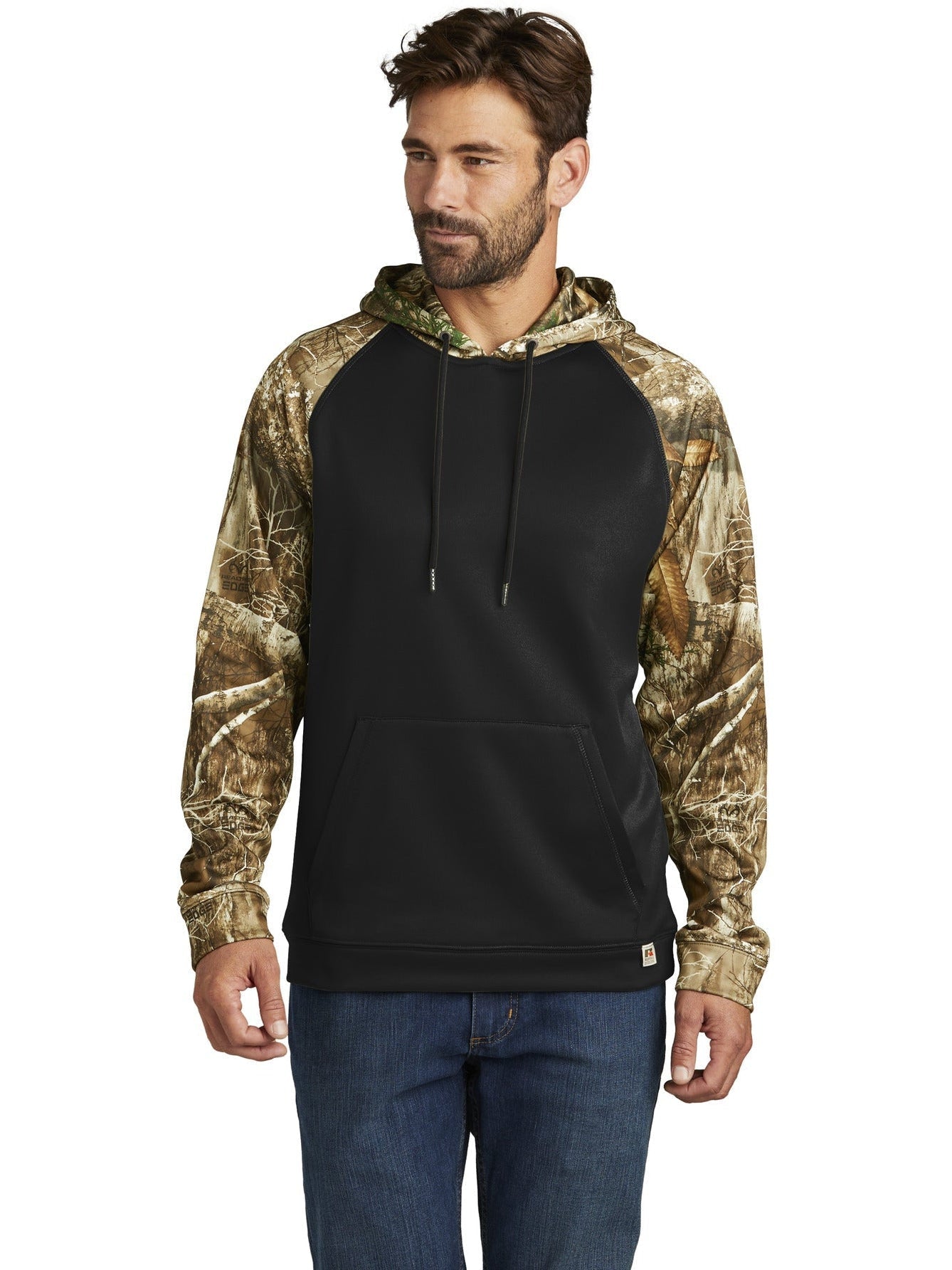 no-logo Russell Outdoors Realtree Performance Colorblock Pullover Hoodie-New-Russell Outdoors-Thread Logic