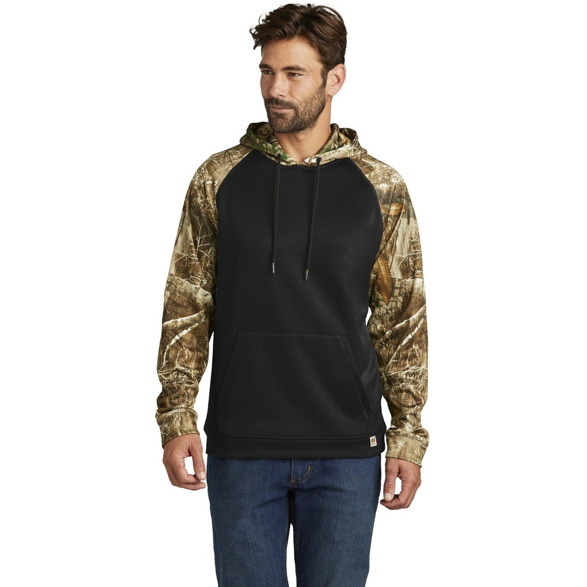 no-logo Russell Outdoors Realtree Performance Colorblock Pullover Hoodie-New-Russell Outdoors-Thread Logic