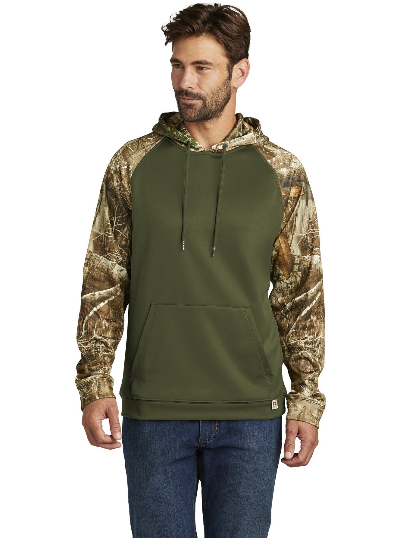 no-logo Russell Outdoors Realtree Performance Colorblock Pullover Hoodie-New-Russell Outdoors-Thread Logic