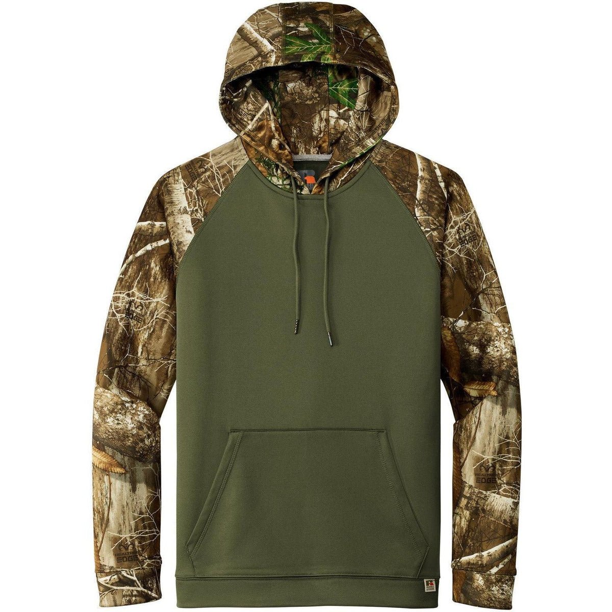no-logo Russell Outdoors Realtree Performance Colorblock Pullover Hoodie