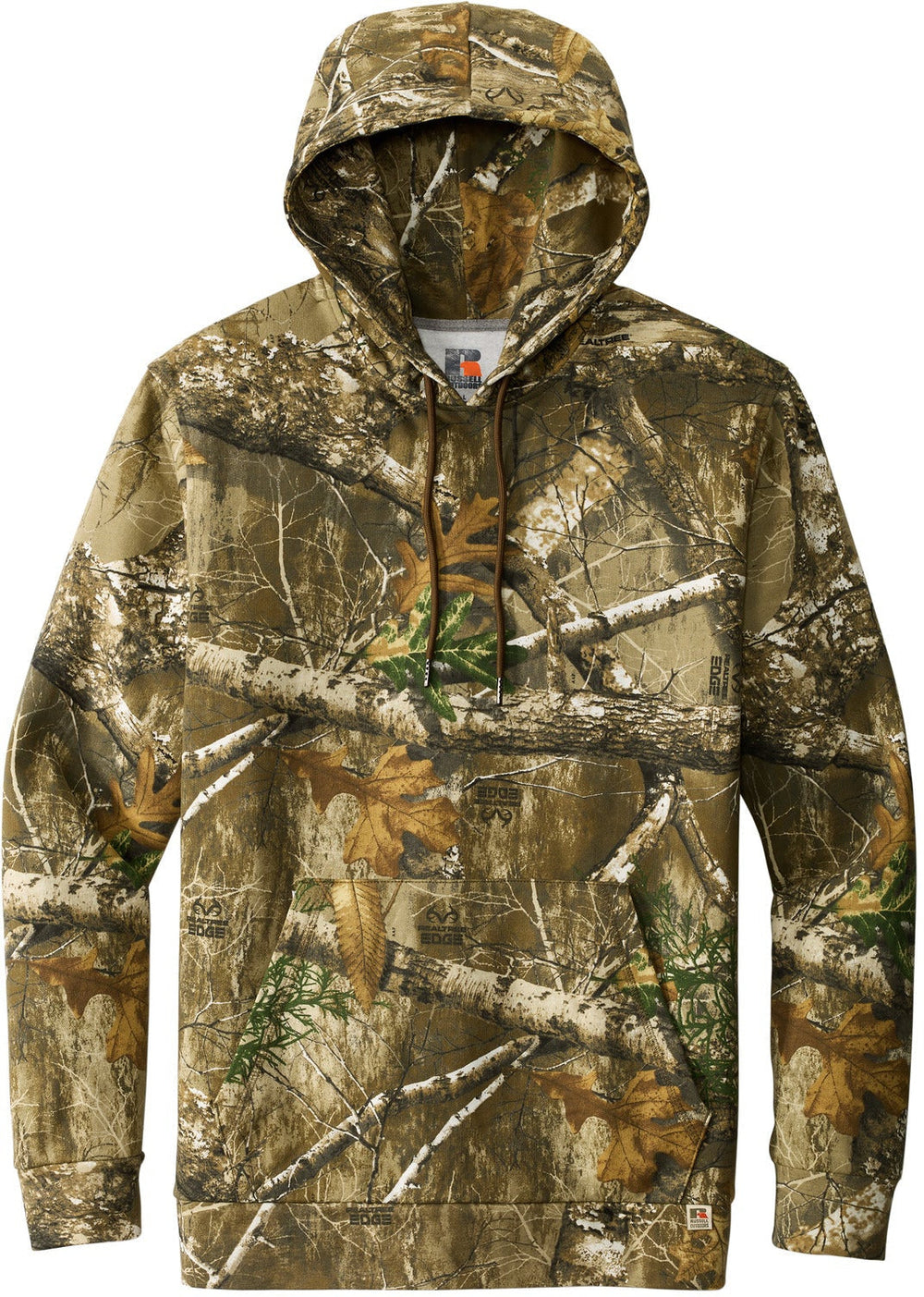 Russell Outdoors Realtree Pullover Hoodie With Custom Embroidery RU400 Thread Logic