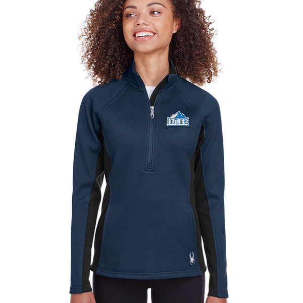 スキー SPYDER half zip sweater Spyder Men's Core Half Zip Core Sweater - Blue: Neptune