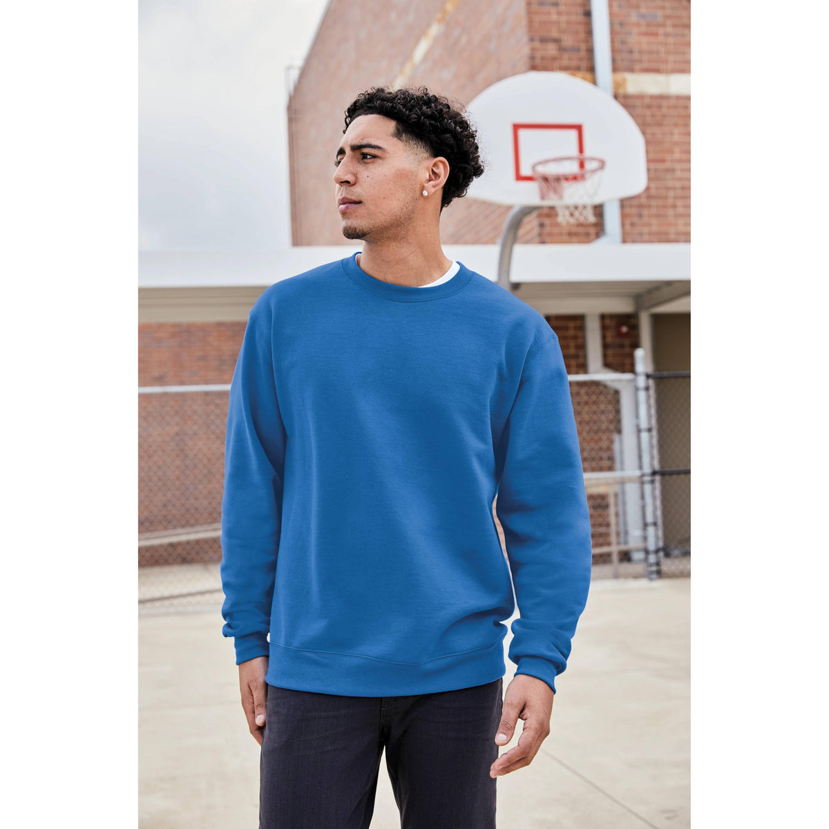 no-logo Champion Double Dry Eco Crew Neck Fleece-Crewnecks-Champion-Thread Logic