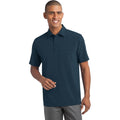 no-logo CLOSEOUT - Port Authority Ultra Stretch Pocket Polo-Port Authority-Regatta Blue-XS-Thread Logic