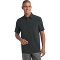 no-logo CLOSEOUT - Port Authority Ultra Stretch Pocket Polo-Port Authority-Slate Grey-XS-Thread Logic