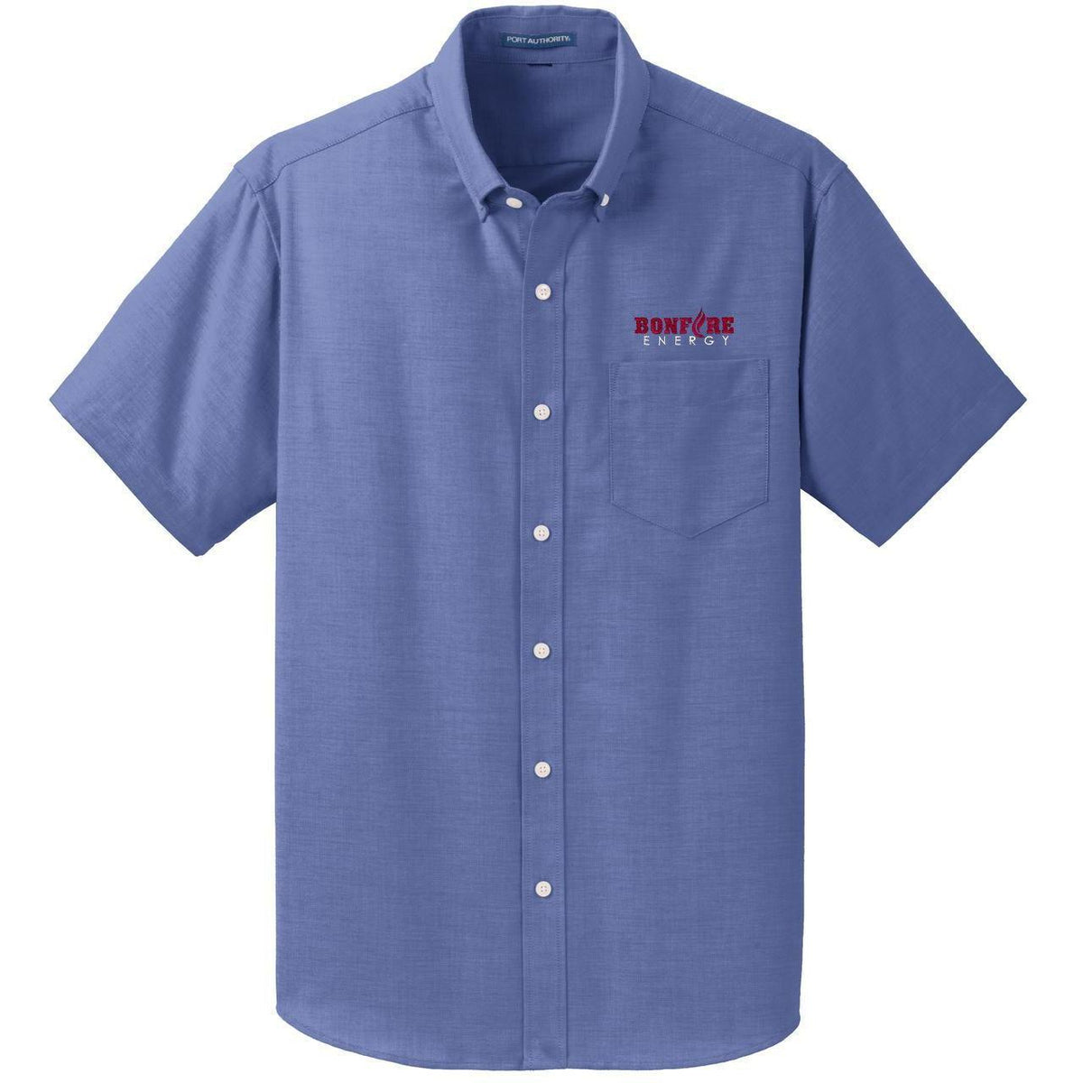 no-logo Port Authority Short Sleeve SuperPro Oxford Shirt-Dress Shirts-Port Authority-Thread Logic
