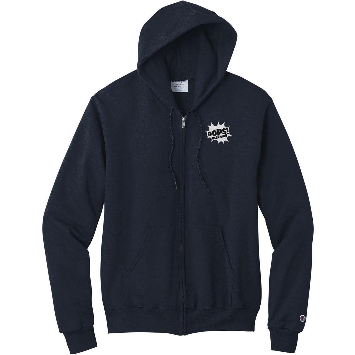 no-logo Champion Full Zip Sweatshirt-Full Zips-Champion-Thread Logic