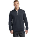 no-logo CLOSEOUT - Sport-Tek Repel Fleece 1/4-Zip Pullover-Sport-Tek-Graphite Grey-XS-Thread Logic