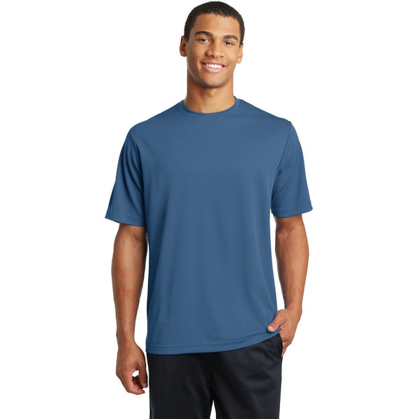 no-logo CLOSEOUT - Sport-Tek PosiCharge RacerMesh Tee-Sport-Tek-Dawn Blue-XS-Thread Logic