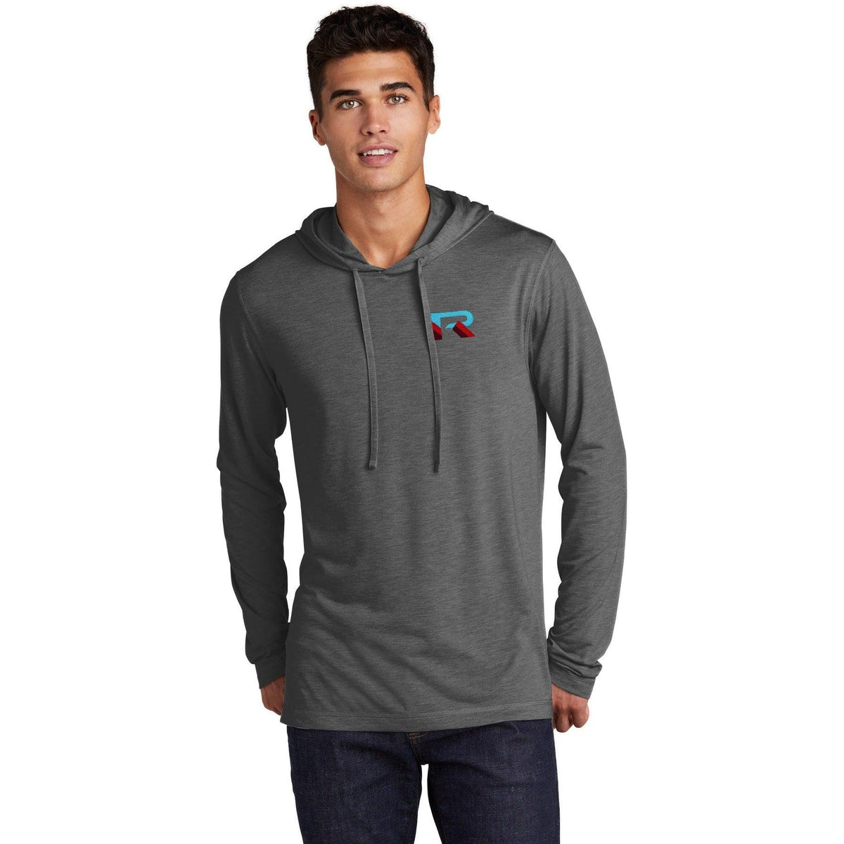 no-logo Sport-Tek PosiCharge Tri-Blend Wicking Long Sleeve Hoodie-Hoodies-Sport-Tek-Thread Logic