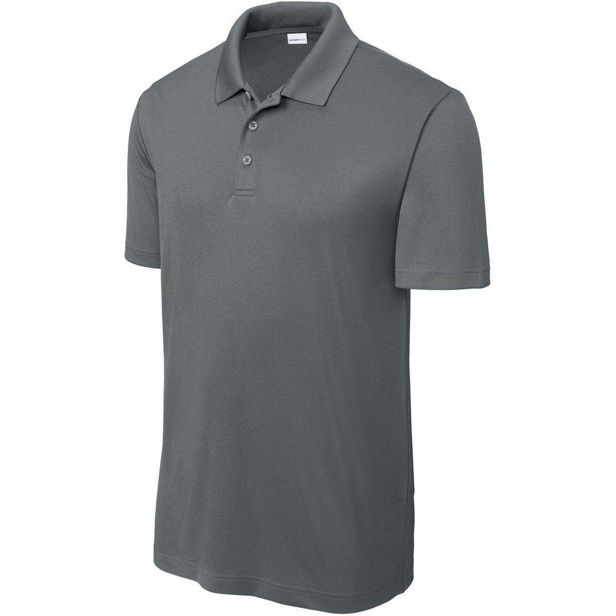 logo-right Sport-Tek PosiCharge Re-Compete Polo-Sport-Tek-Iron Grey-XS-Thread Logic