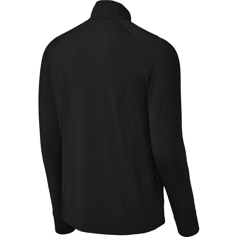 no-logo Sport-Tek Sport-Wick Stretch Full-Zip Cadet Jacket-Sport-Tek-Thread Logic