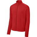 Sport-Tek Sport-Wick Stretch Full-Zip Cadet Jacket-Sport-Tek-Deep Red-XS-Thread Logic