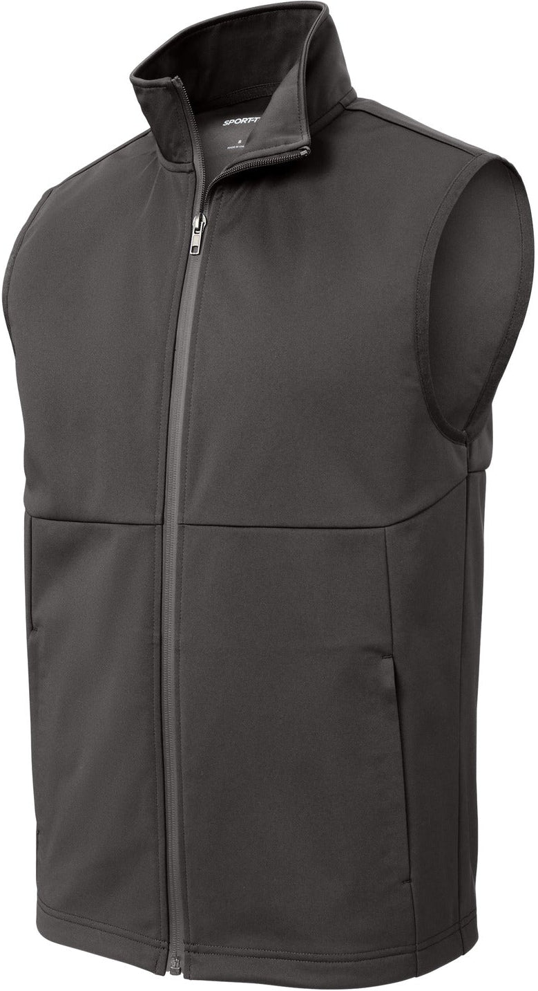  Sport-Tek Soft Shell Vest-Sport-Tek-Graphite-XS-Thread Logic