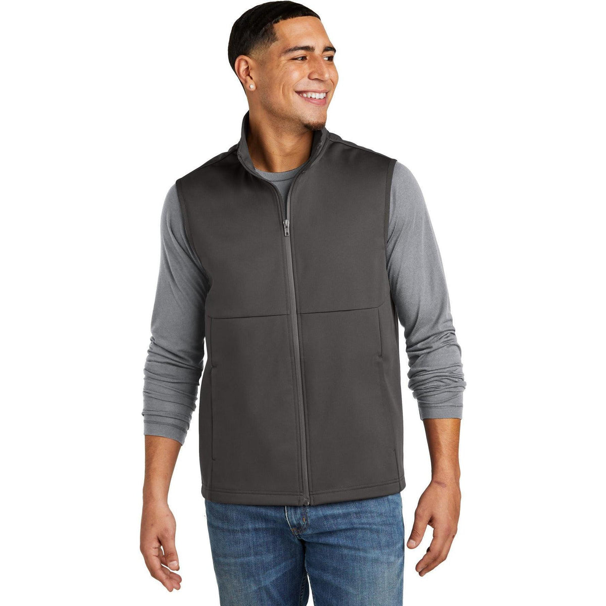 no-logo Sport-Tek Soft Shell Vest-Sport-Tek-Thread Logic