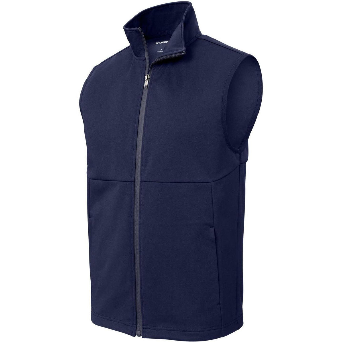 no-logo Sport-Tek Soft Shell Vest-Sport-Tek-True Navy-XS-Thread Logic