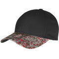 no-logo CLOSEOUT - Sport-Tek Mineral Freeze Cap-Sport-Tek-Deep Red/Black-OSFA-Thread Logic