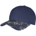 no-logo CLOSEOUT - Sport-Tek Mineral Freeze Cap-Sport-Tek-True Navy/True Navy-OSFA-Thread Logic