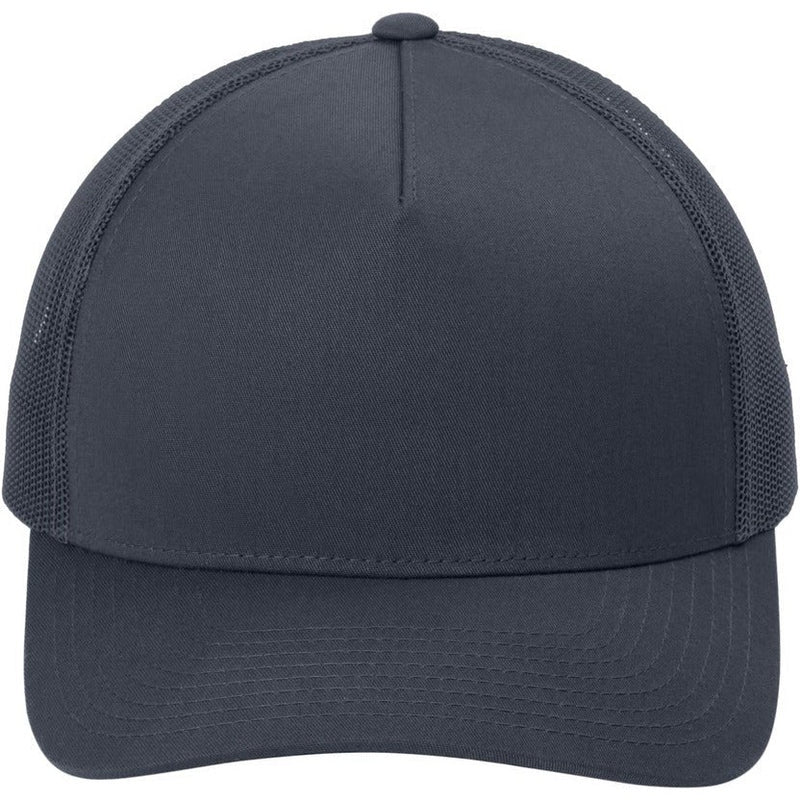 Sport-Tek Yupoong Retro Trucker 5-Panel Cap-Sport-Tek-Iron Grey/Iron Grey-OSFA-Thread Logic