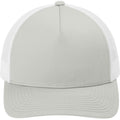 Sport-Tek Yupoong Retro Trucker 5-Panel Cap-Sport-Tek-Silver/White-OSFA-Thread Logic