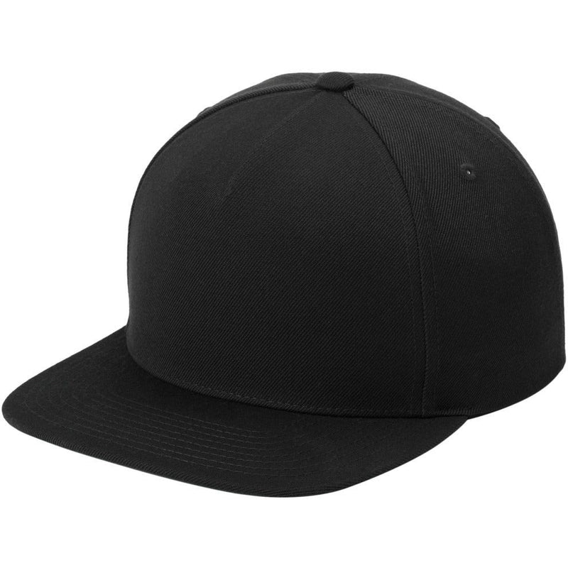 no-logo Sport-Tek Yupoong Premium 5-Panel Snapback Cap-Sport-Tek-Thread Logic