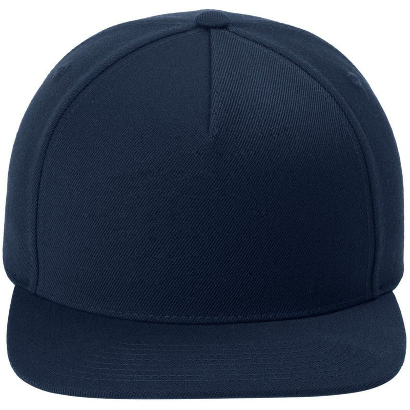 Sport-Tek Yupoong Premium 5-Panel Snapback Cap-Sport-Tek-True Navy-OSFA-Thread Logic