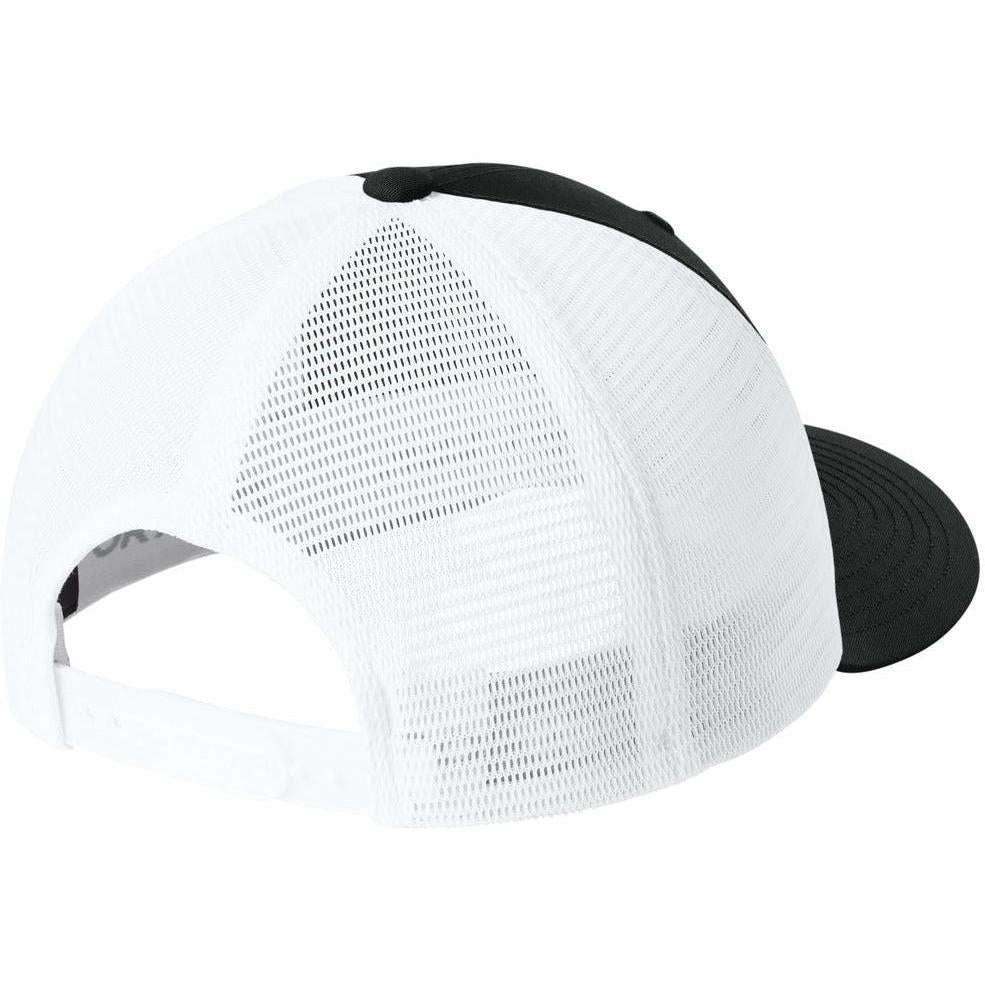 no-logo Sport-Tek Stretch-Tek Snapback Trucker Cap