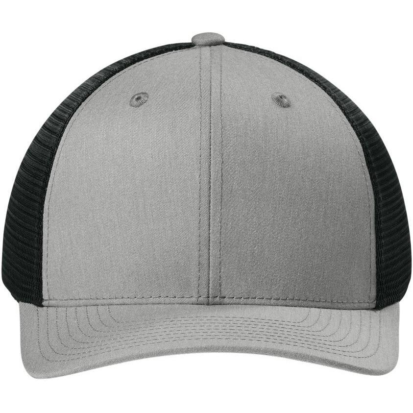 no-logo Sport-Tek Stretch-Tek Snapback Trucker Cap