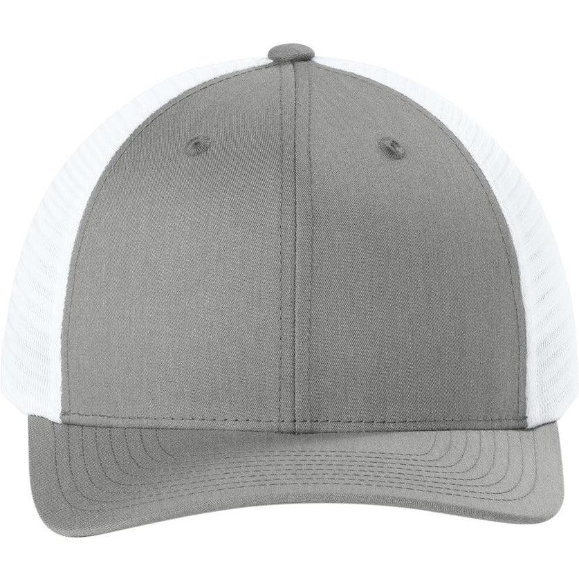 no-logo Sport-Tek Stretch-Tek Snapback Trucker Cap