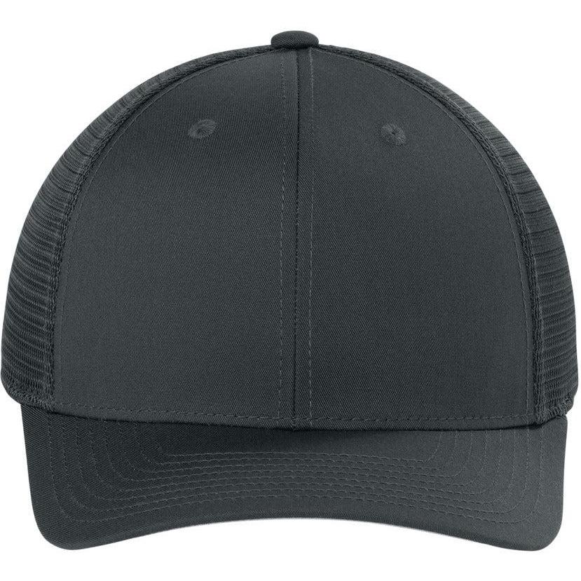 no-logo Sport-Tek Stretch-Tek Snapback Trucker Cap