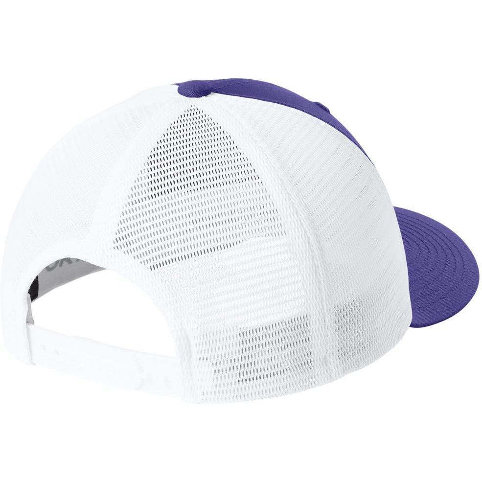 no-logo Sport-Tek Stretch-Tek Snapback Trucker Cap
