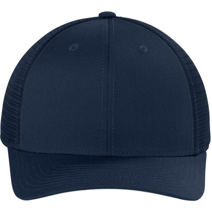no-logo Sport-Tek Stretch-Tek Snapback Trucker Cap