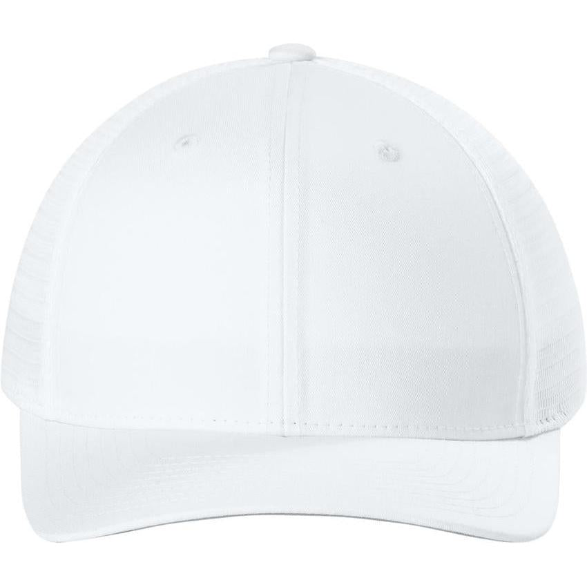 no-logo Sport-Tek Stretch-Tek Snapback Trucker Cap