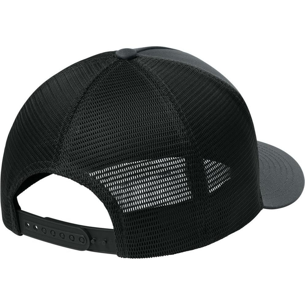 no-logo Sport-Tek Stretch-Tek 5-Panel Trucker Cap