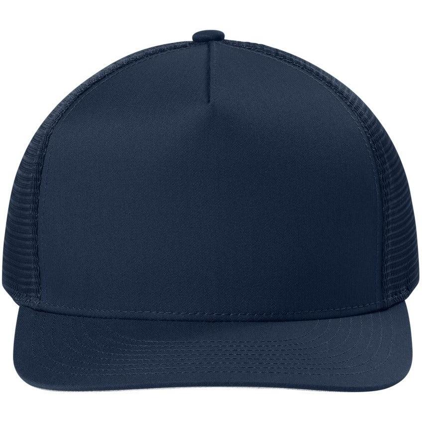 no-logo Sport-Tek Stretch-Tek 5-Panel Trucker Cap