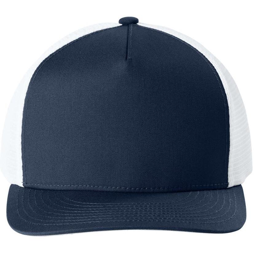 no-logo Sport-Tek Stretch-Tek 5-Panel Trucker Cap
