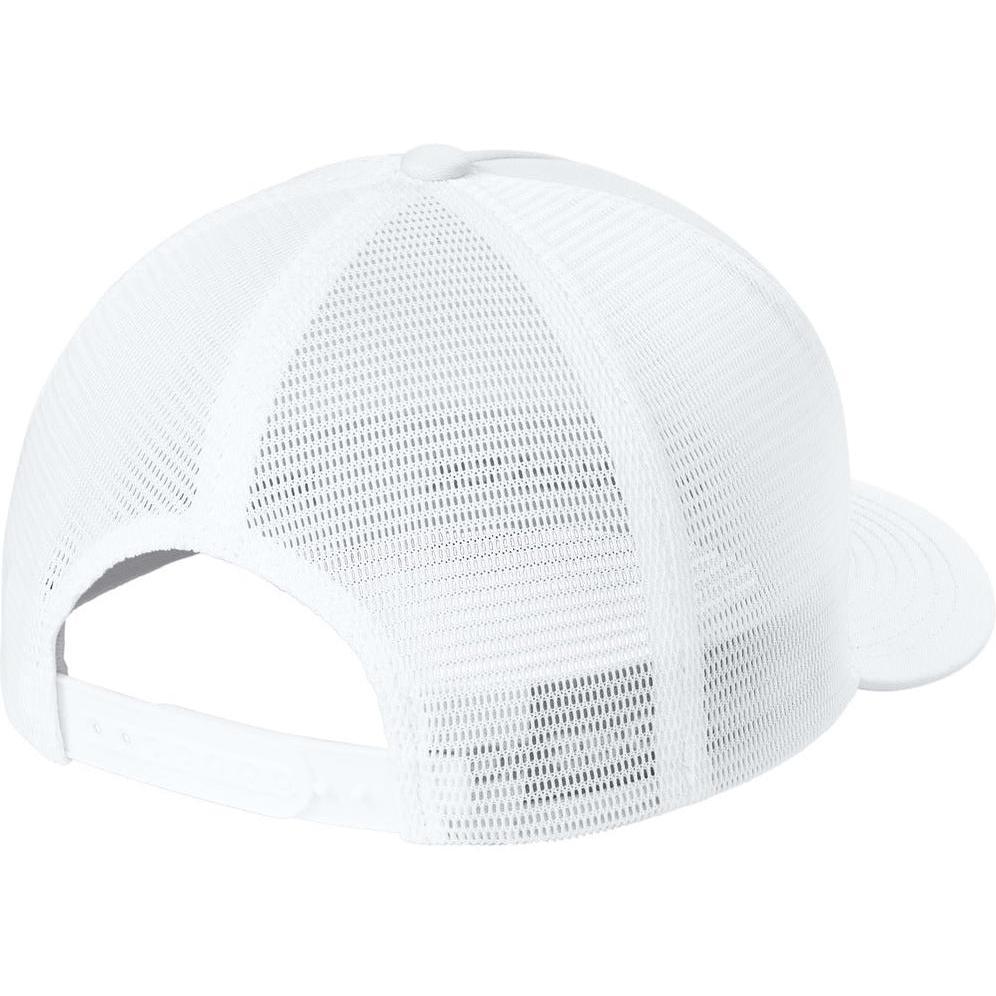 no-logo Sport-Tek Stretch-Tek 5-Panel Trucker Cap