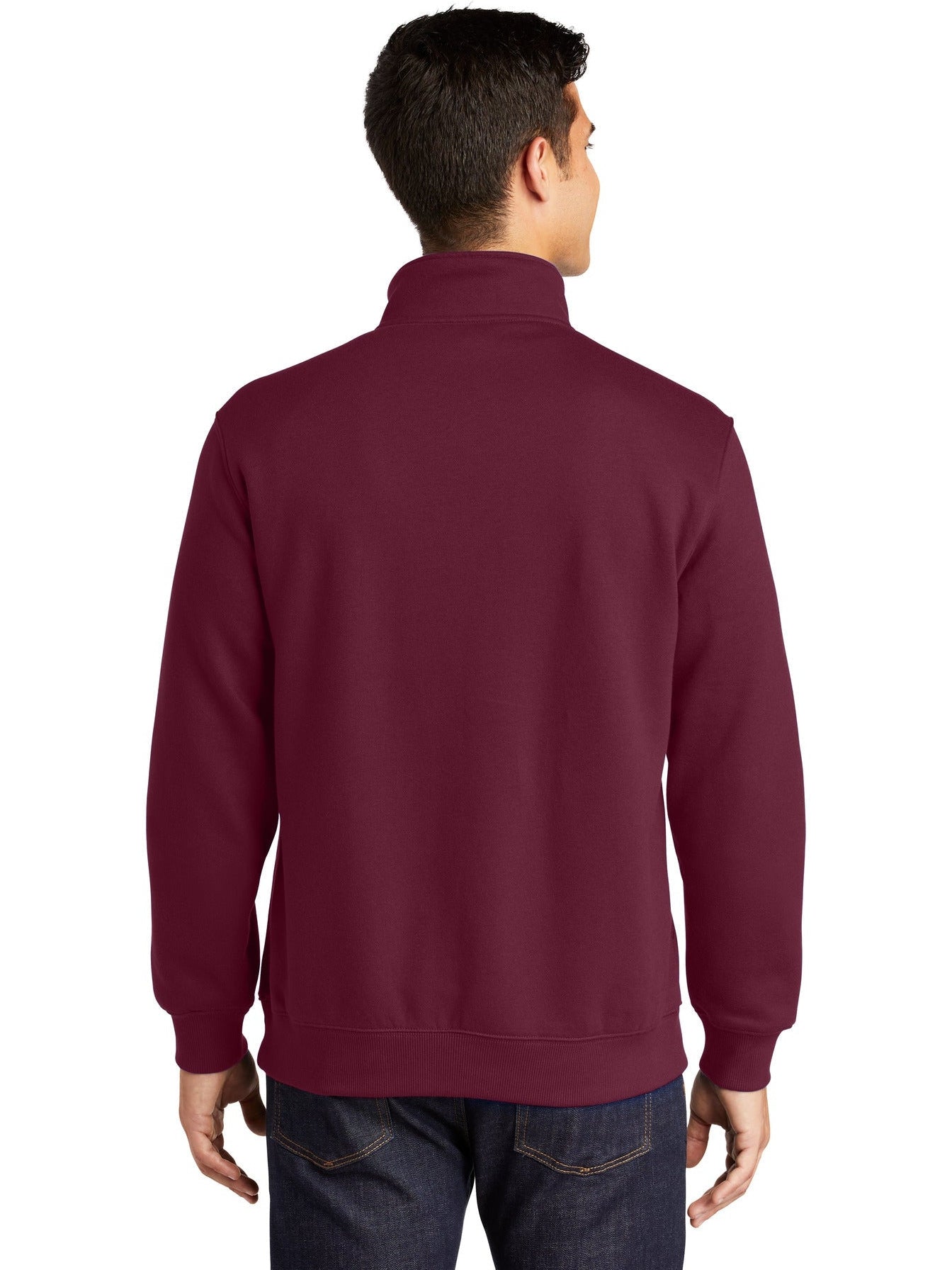 Sport Tek ST253 Quarter-Zip Pullover with Custom Embroidery
