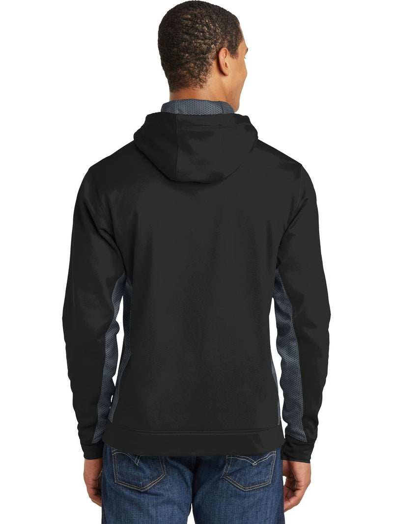 no-logo Sport-Tek CamoHex Fleece Colorblock Hooded Pullover-Regular-Sport-Tek-Thread Logic