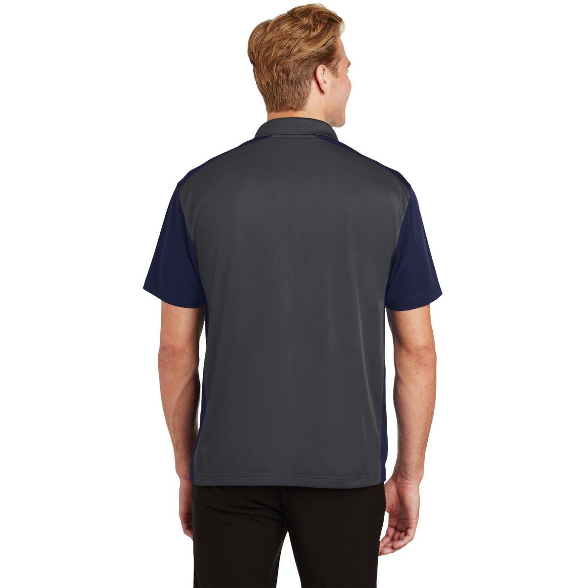 no-logo Sport-Tek Colorblock Micropique Sport-Wick Polo-Regular-Sport-Tek-Thread Logic